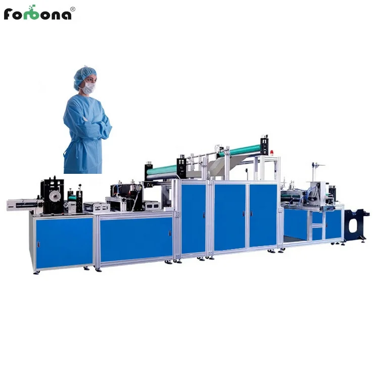 
non woven surgical medical disposable gown making machine 