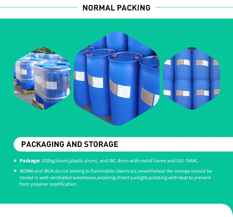 Acylate monomer Isobornyl Acrylate IBOA Monomer 5888-33-5 China Factory