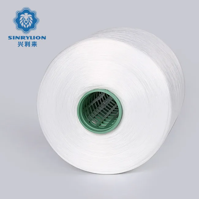 Wholesale high quality twist polyester yarn manufacturer dty for woven label machine