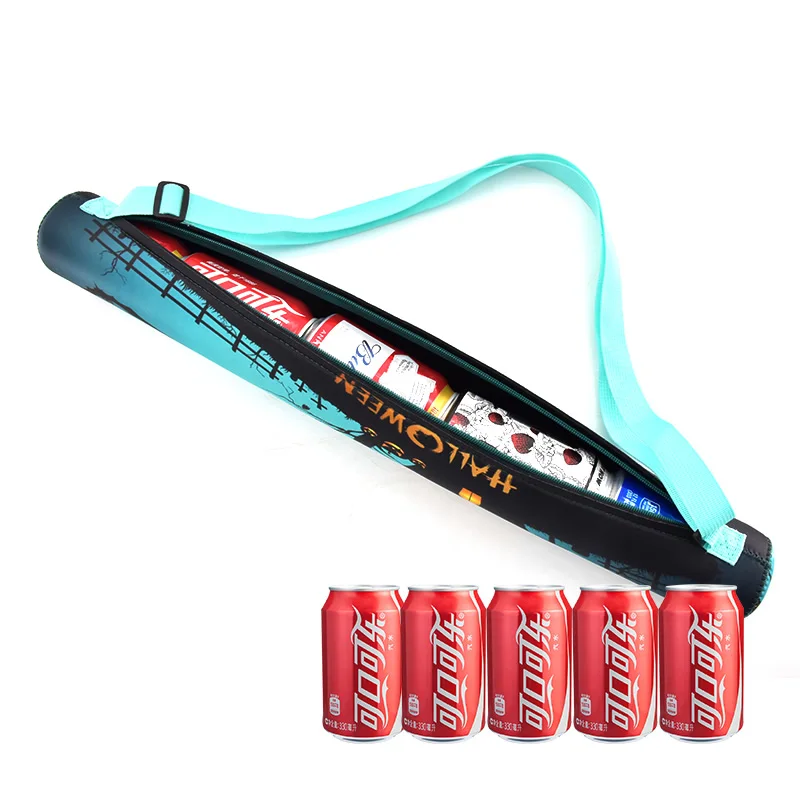 Insulated 4/5/6 Packs  Can Carry Tube Cooler Bag for 12oz Beer Can