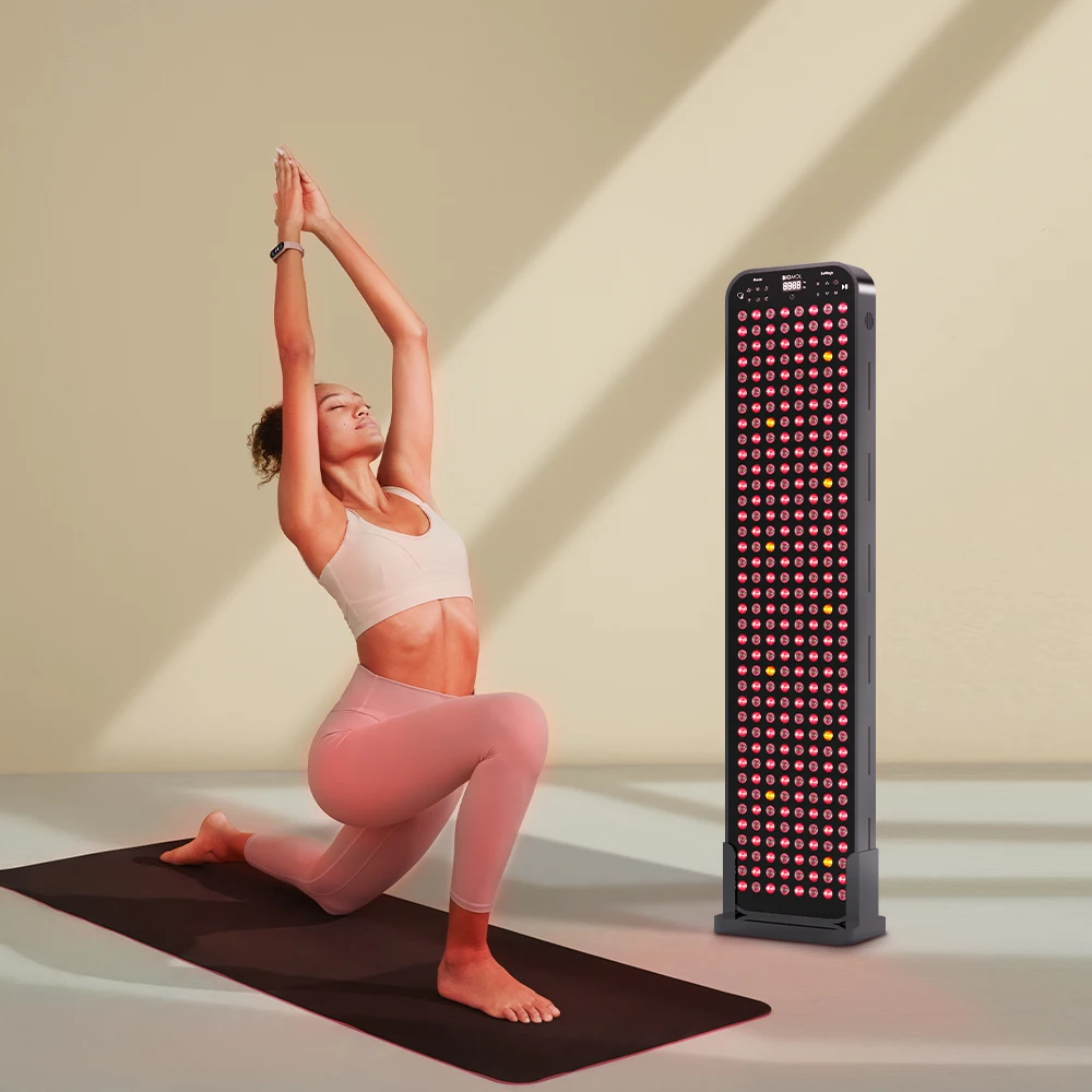BIOMOL H1520 High Power Near Infrared Therapy Lamp Voice/Touch Control Red Light Therapy for Body Home Use Beauty Equipment