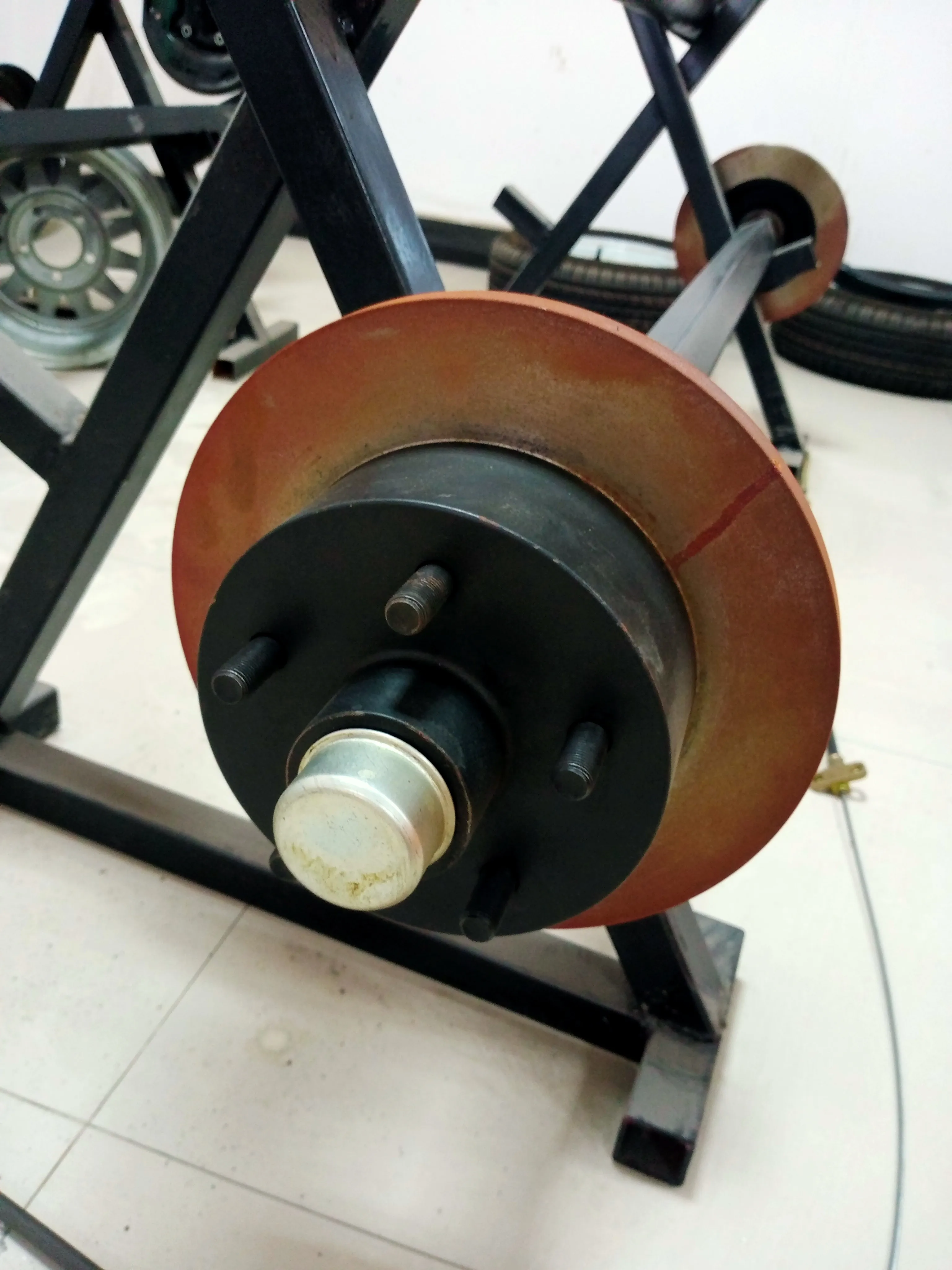 Disc Brake Half Axle Square Spindle For Semi Trailer