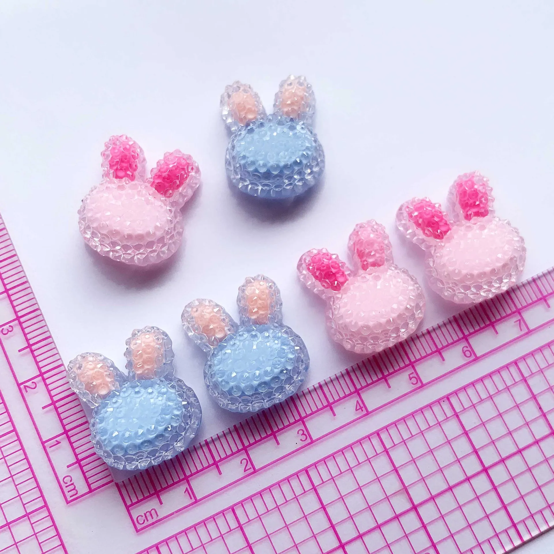 Shiny Sugar Cartoon Animal DIY  Resin Cream Glue Phone Case Hair Clip Nail Charm Decoration Material Accessories For Girls