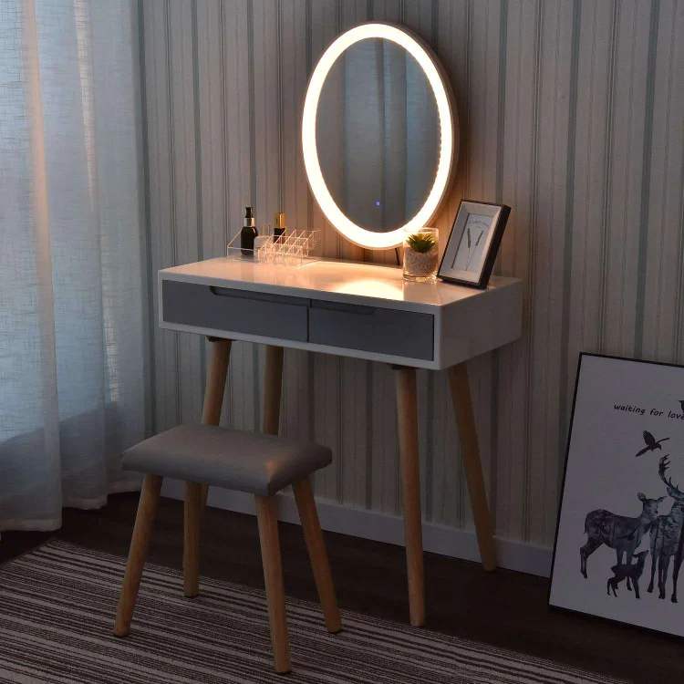 SZT-14 Bedroom dressing table modern minimalist storage cabinet integrated ins modern luxury dressing table