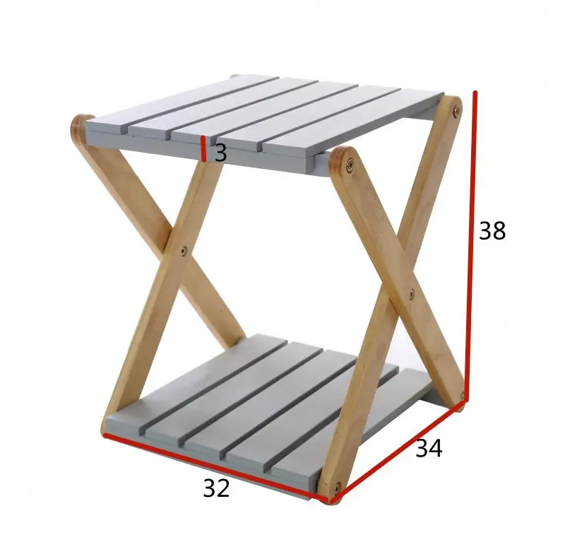 Hot Selling Customizable Modern Outdoor Fishing Stool Solid Wood Folding Stool