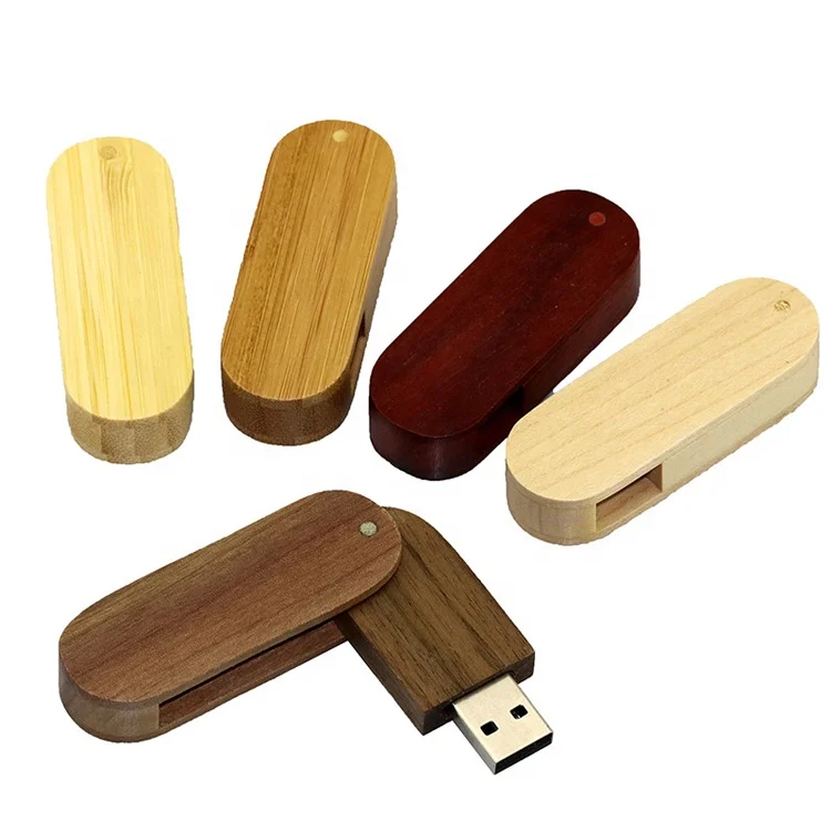 Деревянная usb флэш-память 8 Гб oem поворотная usb-флешка Подарочный usb дерево