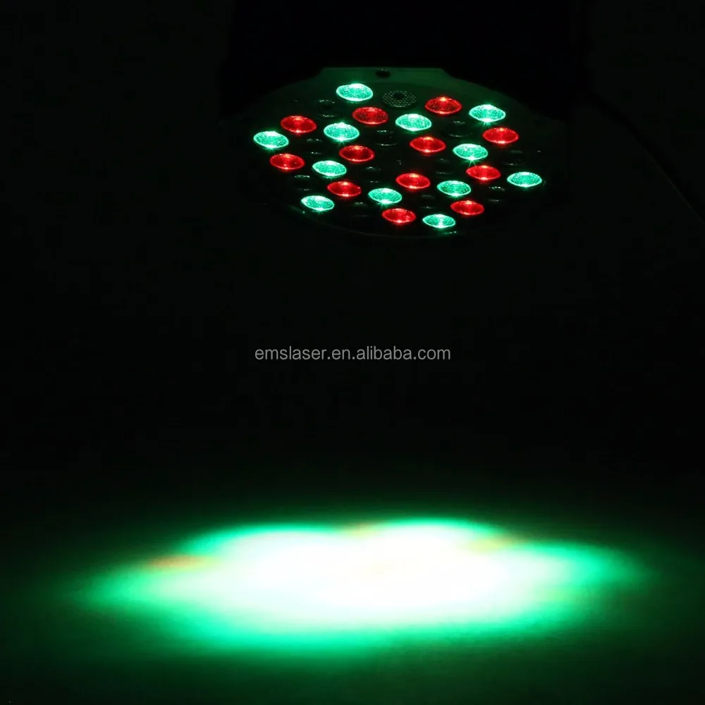  RGB светодиодные прожекторы DJ Par 36 светодиодов для сцены управляемые DMX