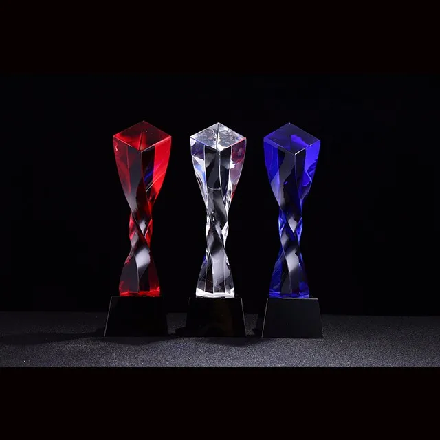 Crystal dedication star plaque award glass blank trophy