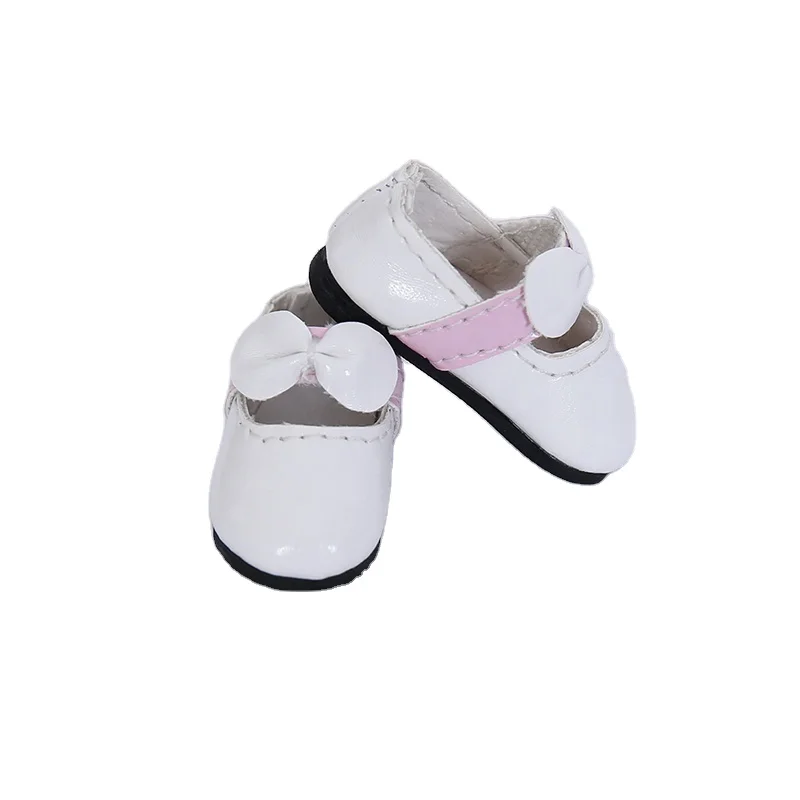 Обувь для куклы BJD 1 пара 4,8 см кожаная обувь модная куртка с надписью «Mini игрушка кружевная обувь