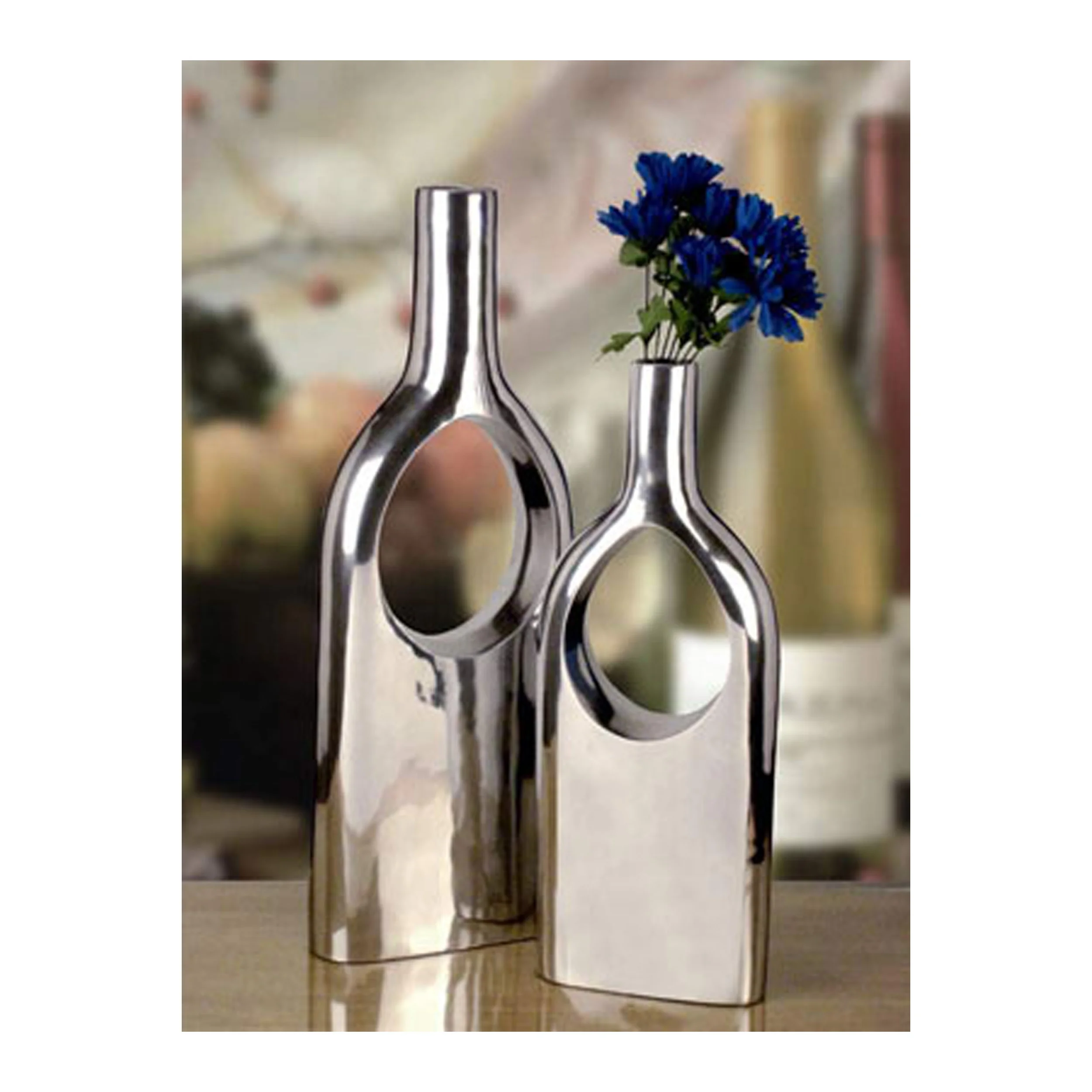 New Style Hot Sales Customized Color Creative Home Decor Flower Pot Shelf Rack Decor Pot Plant Holder Globe Flower Vases