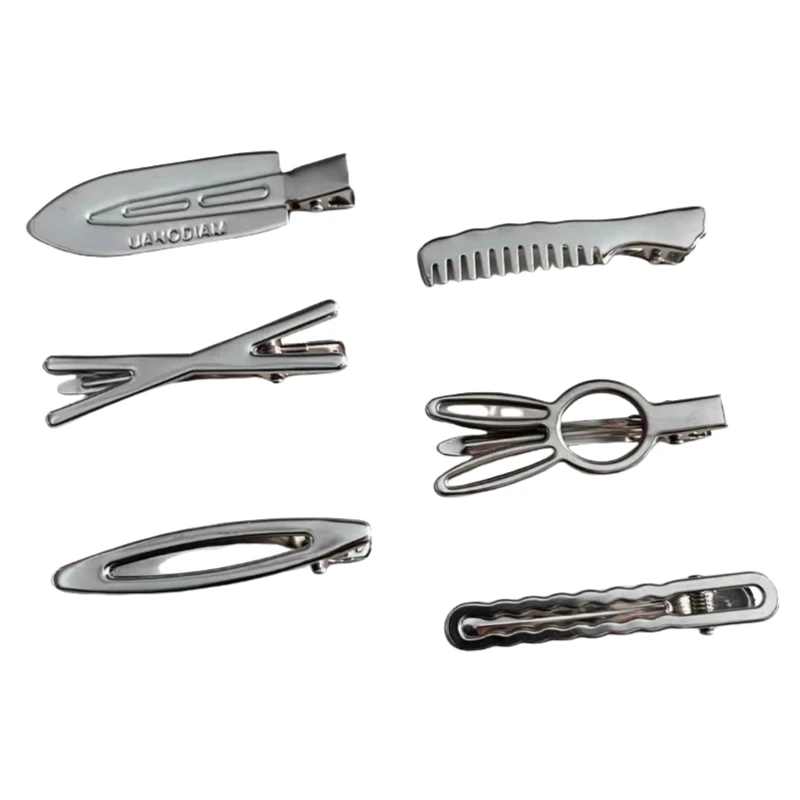 Wholesale New Products Small Silver Hair Clip Summer Hair Clip Personalized Hair Clip
