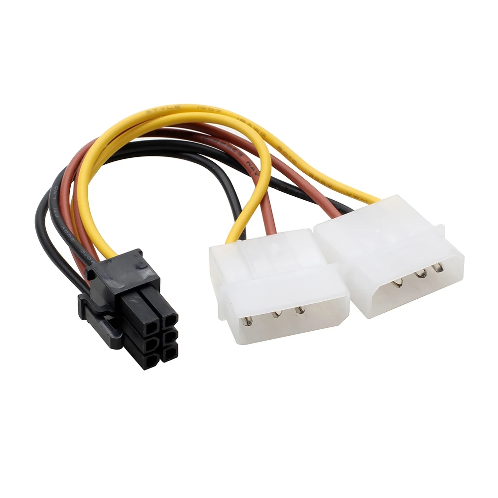 computer PC mainboard ATX 4P to 6P SATA extension cord 6P to IDE