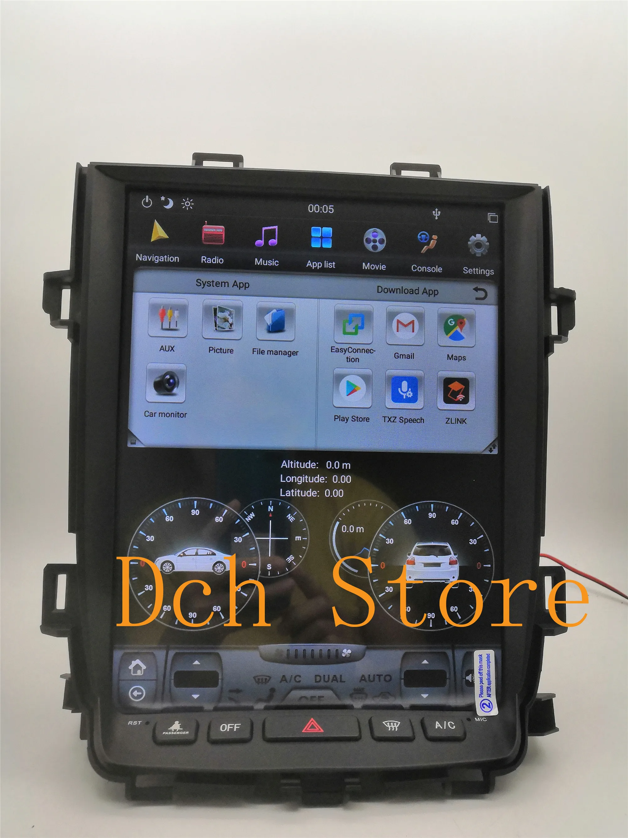 12.1 inch android 11 car dvd player gps navigation car for alphard 20 series 2008-2014 tesla screen stereo auto PX6 CARPLAY