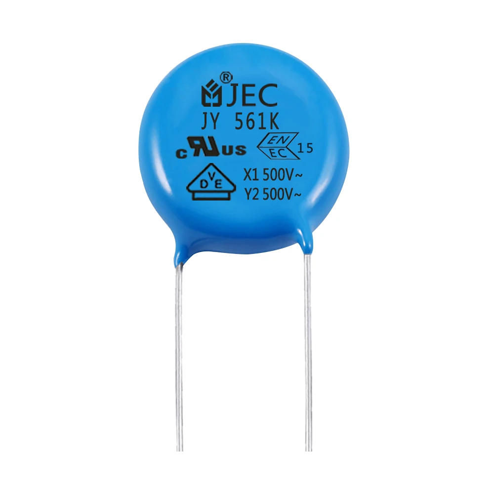 Safety Ceramic Disc Y2 Capacitor AC 500V 103M ceramic safety capacitors for cross connecting