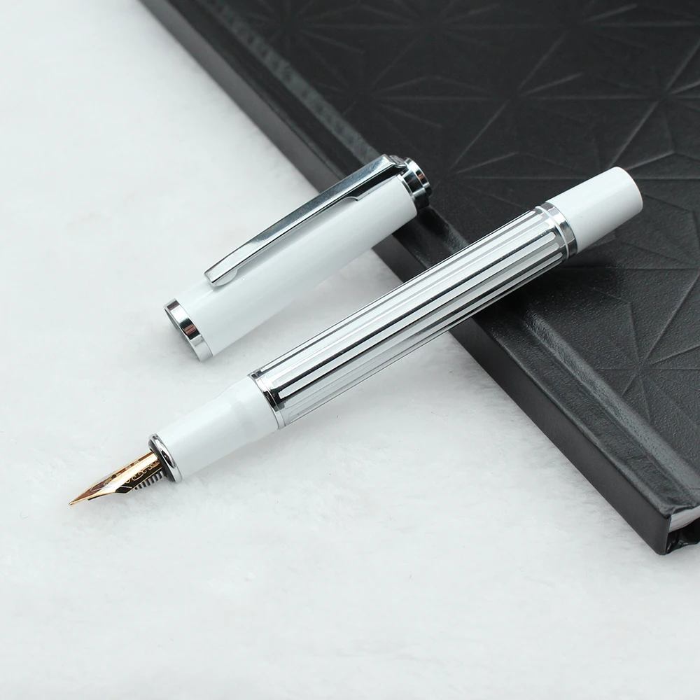 Design High Quality Custom Logo Luxury Fountain pen Iridium Point Germany Metal Fountain Pens Kit
