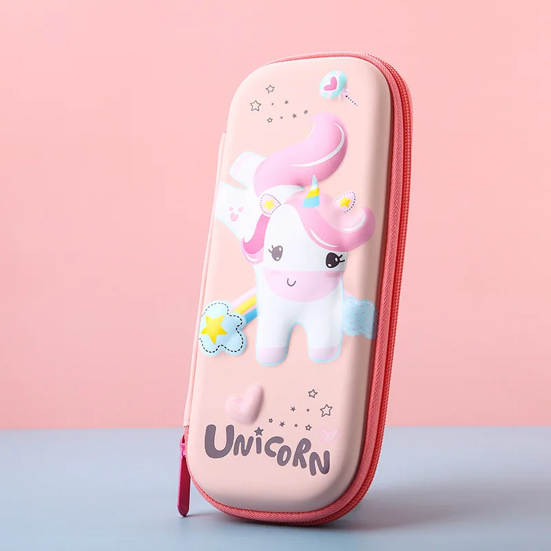 Wholesale 3D pen bag primary school kindergarten cartoon pen box large capacity double-layer boy and girl  pencil box