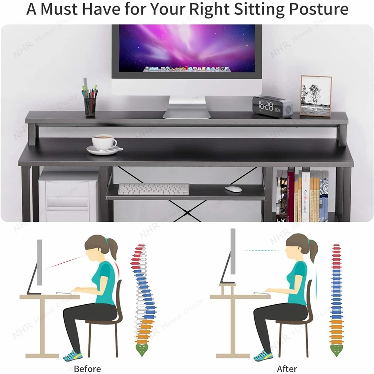 Professional After-Sales Larger Working Space Table Pc Desk Computer