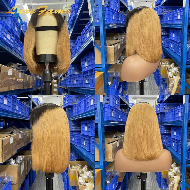 Guangzhou Hair Factory 1B 27 Bob 13x6 Hd кружевной передний парик 1b бесплатный
