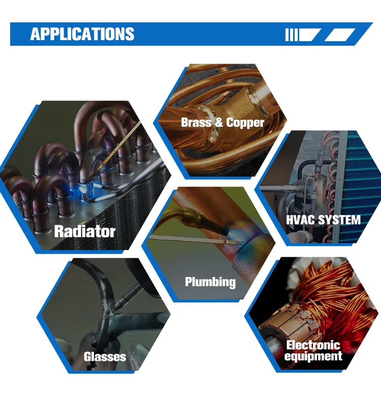 Hailiang welding electrode rods phosphorus copper brazing flat rods welding stick electrode