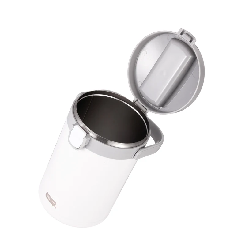 2.1L Insulated Leakproof Three Jars Set Stainless Steel Food Containers Thermos Lunch Bento Box With Strap School Outdoor