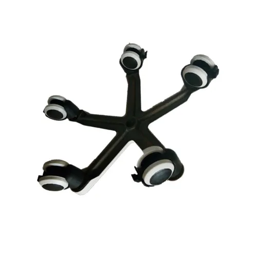 portable High quality Stainless steel infusion IV pole stand with 5 brake