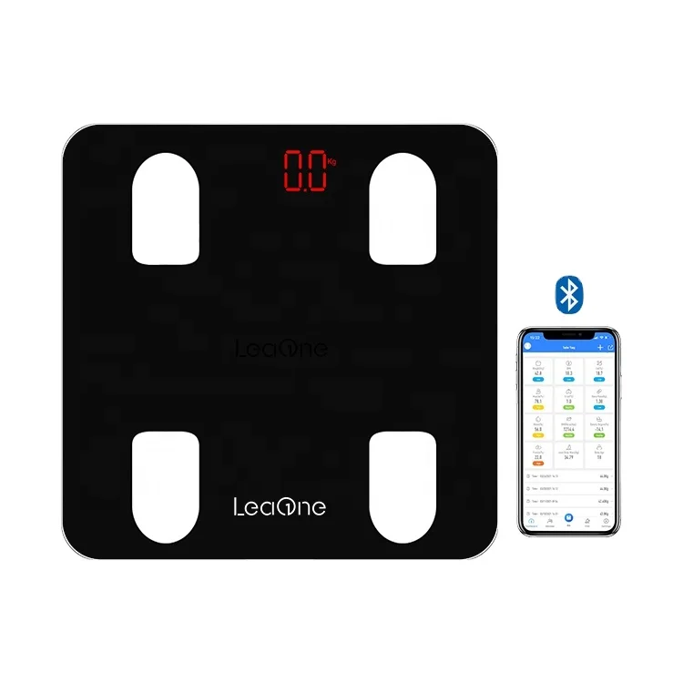 2025 Zhejiang Hot Selling ITO Glass LCD Display Wireless Intelligent BMI/BMR Electronic Bluetooth Weight Fat Scale