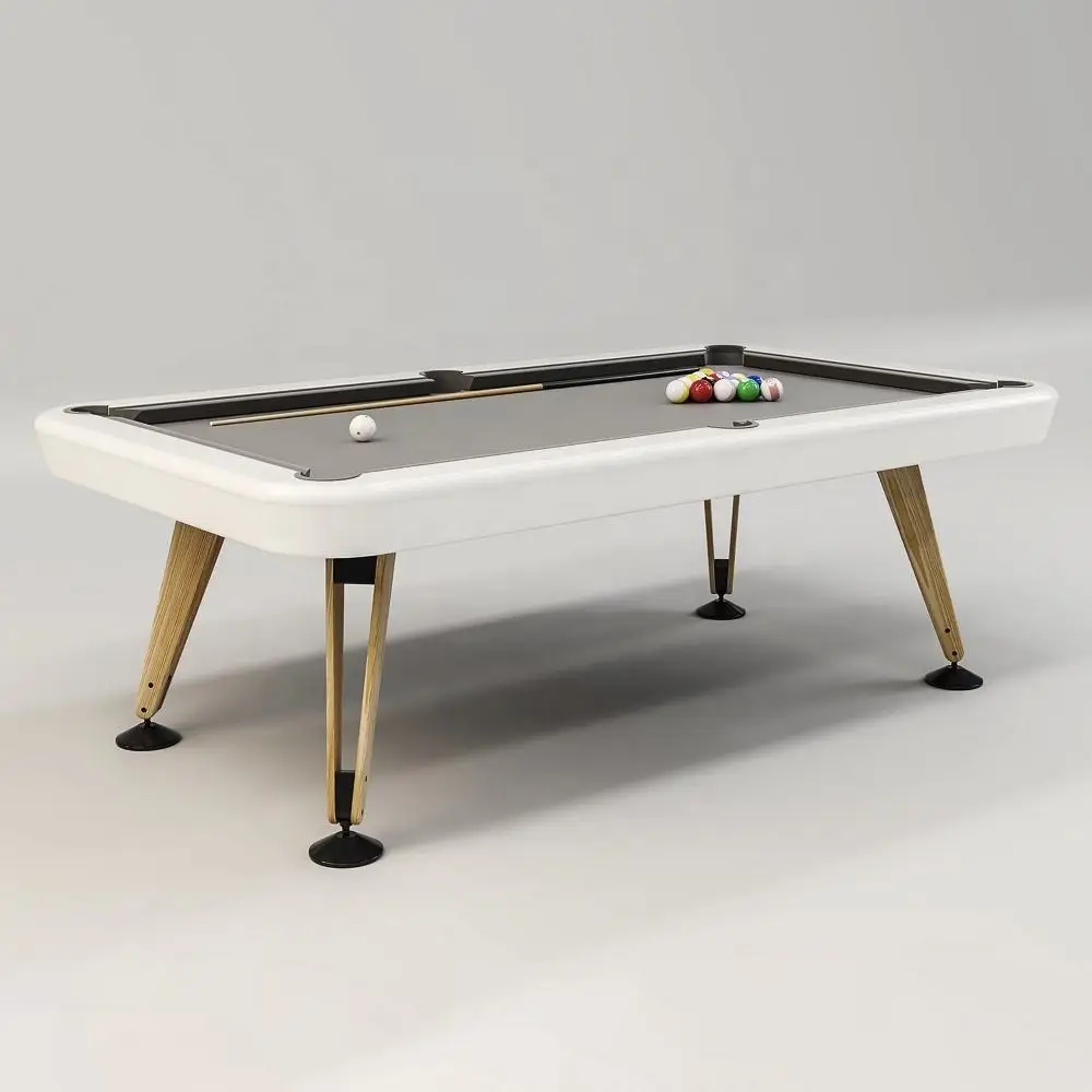 2023 New Modern Elegant Style Billiards Table for Home Use 2-in-1 Slate Dine Pool Table
