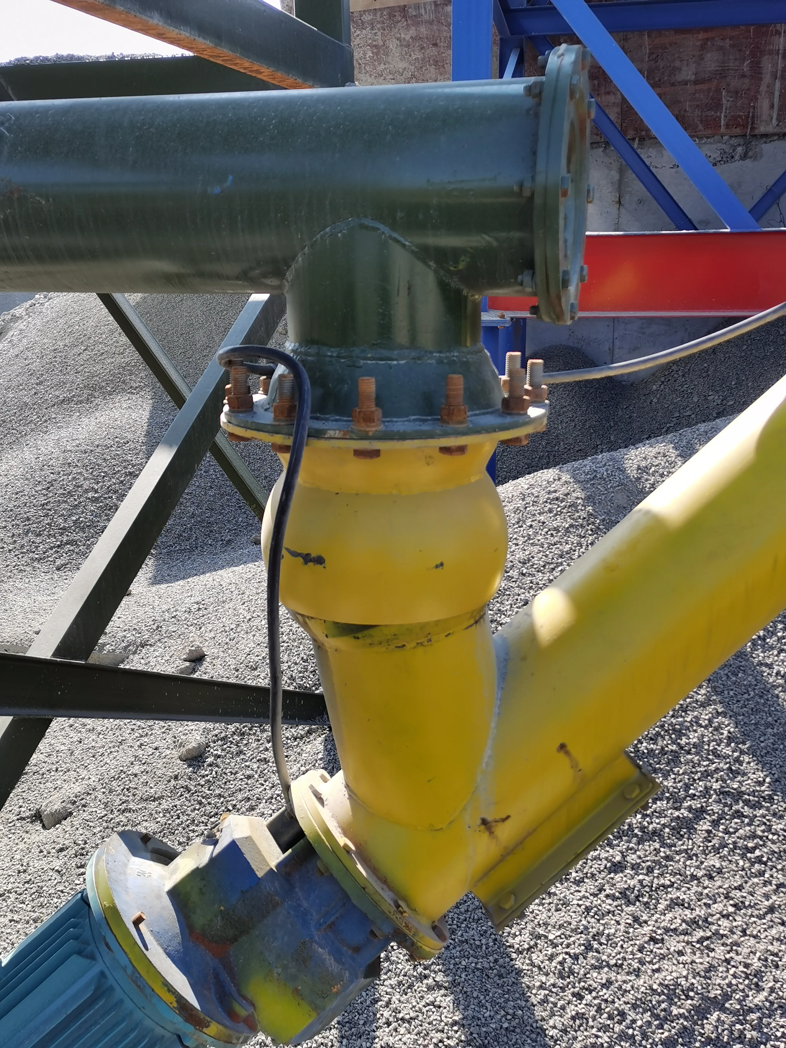 mixing concrete machine LSY250 series screw conveyor High conveying efficiency cement concrete mix machine spiral conveyor