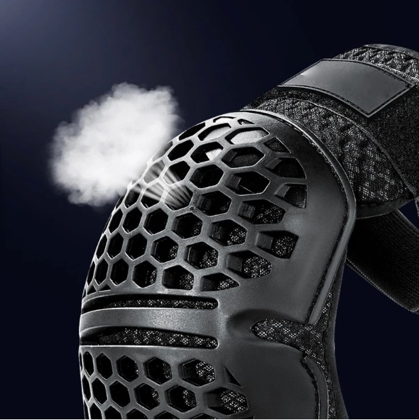 Zoomlon Summer  Honeycomb Breathable Knee Pads For Motorcycle  Protective Gear Motocross Knee Pad