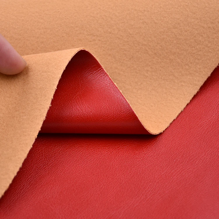 1M MOQ Wholesale smooth-surface artificial Printed Oil Leather sheets Synthetic PU leather Fabric for shoes bag