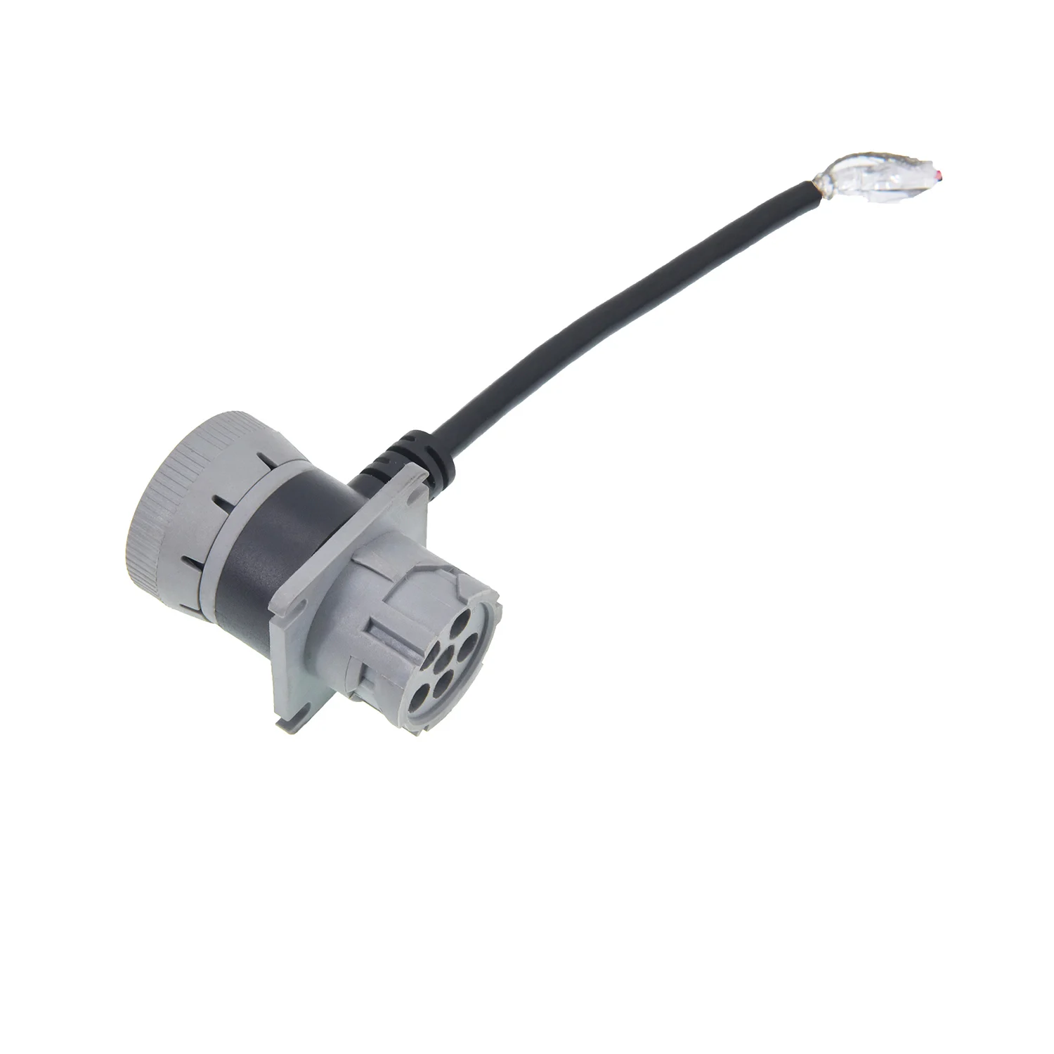 High Quality Universal OBD2 OBD ELD 16 to SAE Deutsch J1939 9 Pin Panel Connector Adapter Adaptor Test Cable With Wire Harness