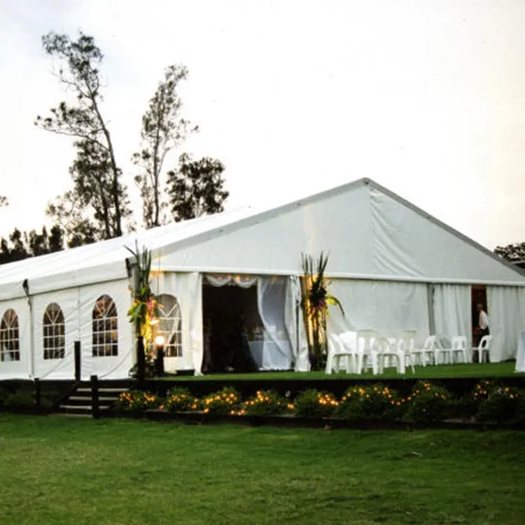 Sale 10x20, 10x30m clear with white multi side wedding marquee tent for outdoor more size Aluminum outdoor large marquee trade