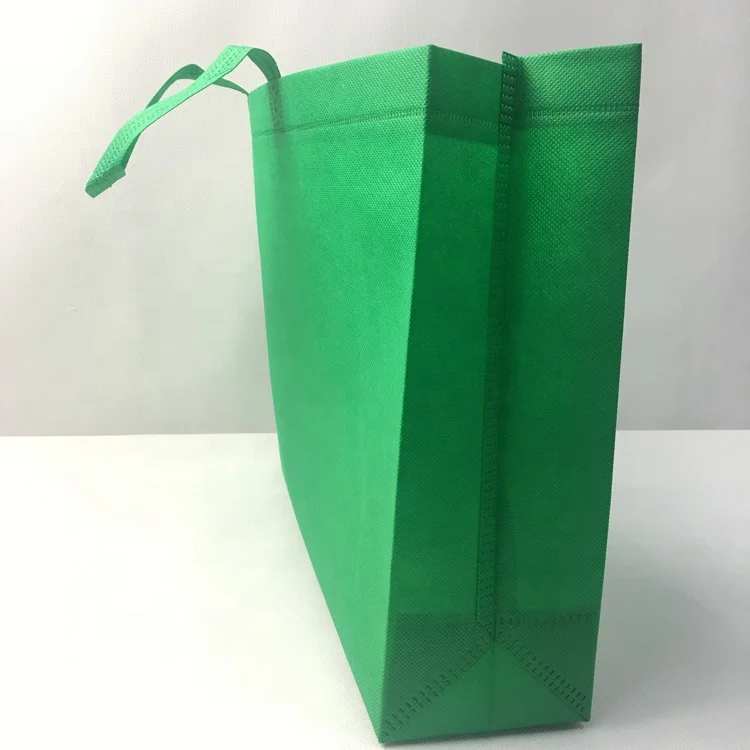 Custom logo pp nonwoven reusable market shopping tote bag with logo non woven bag