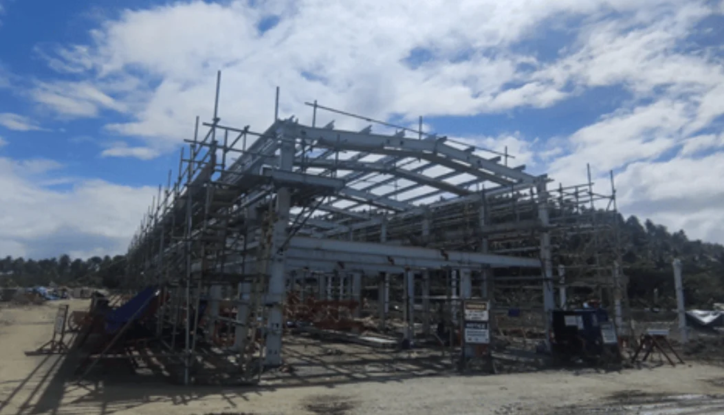 Lightweight prefabricated steel structure building for office or hotel use