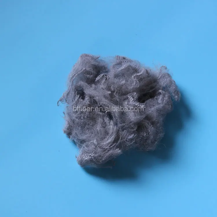 High Quality Direct Wholesale 3D 76MM  Non-Woven Polypropylene Fiber for Spinning and Filling Material