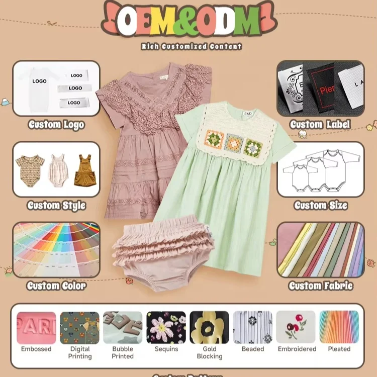 Children vintage sailor dress seersucker butterfly dress flower girl casual dress