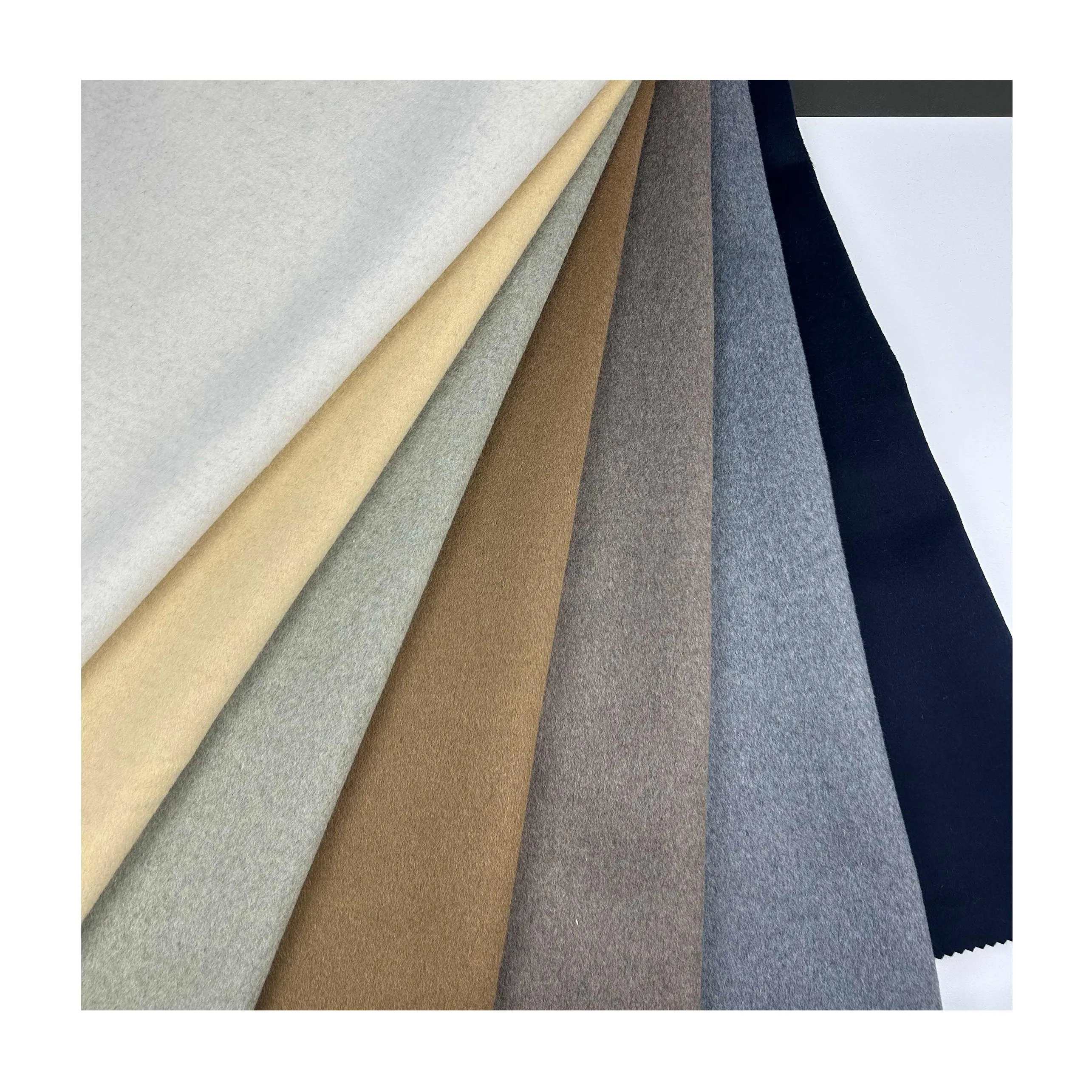 Высококачественная 560 Gsm 10% кашемировая 70% шерстяная 20% другая двухстороная простая ткань