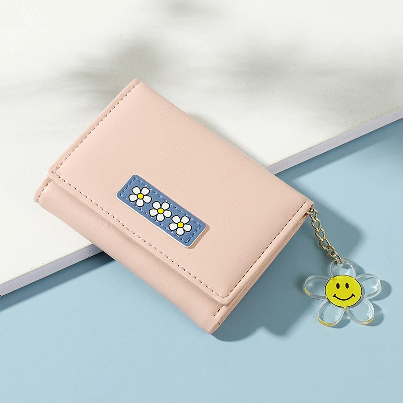 Taomicmic high quality multi-function folding flowers back bottom short ladies purse