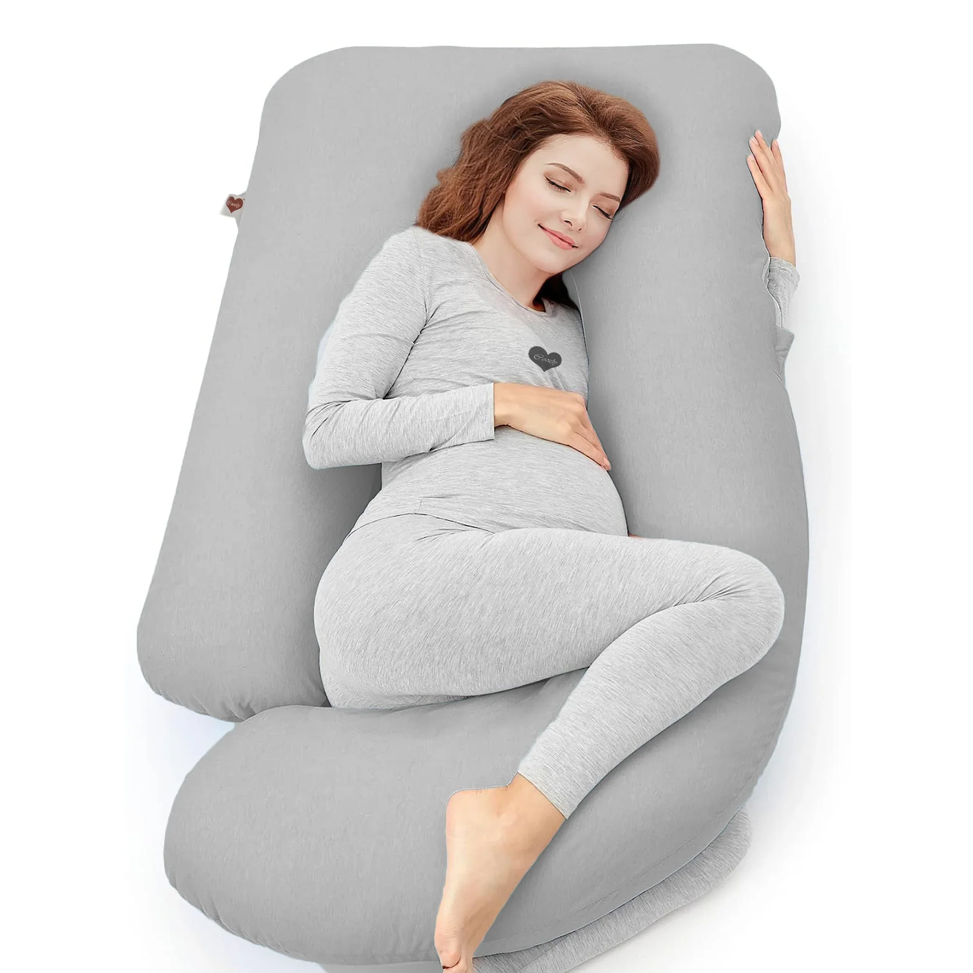 Top Selling Grey - Coozly Belly Back Pregnancy Pillow to Provide Comfort and Support During Pregnancy from India