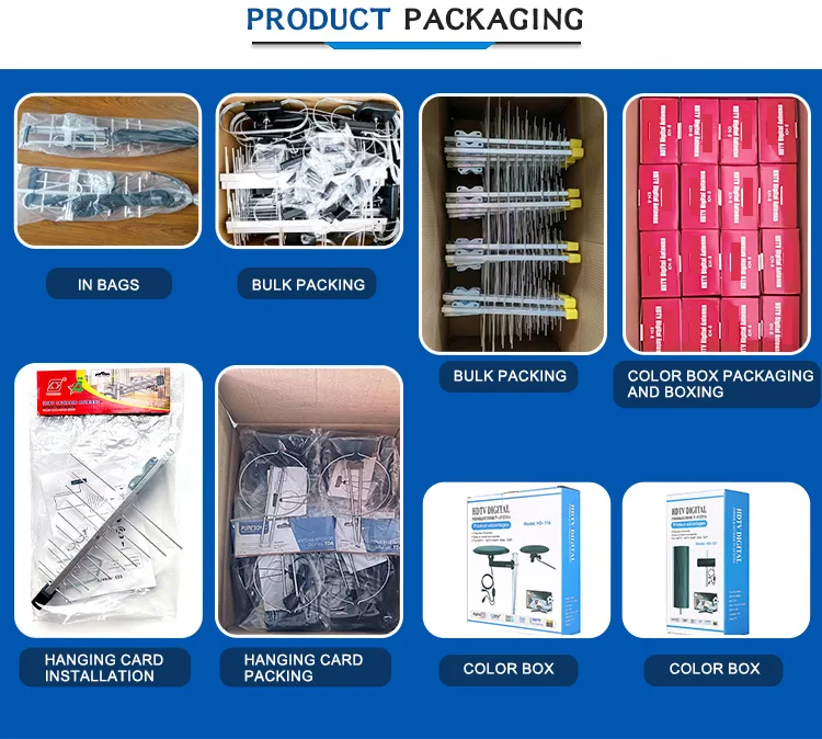 High Quality  long range indoor tv antena Factory supply directly uhf vhf cable digital hd Aerial HDTV Antenna