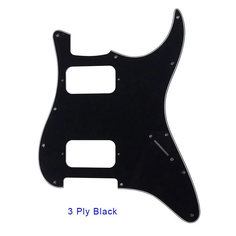 Pleroo 11 Screw Hole Guitar Pickguard  FD St  HH Humbuckers Pickups Scratch Plate NO Control Punch Holes Multi color