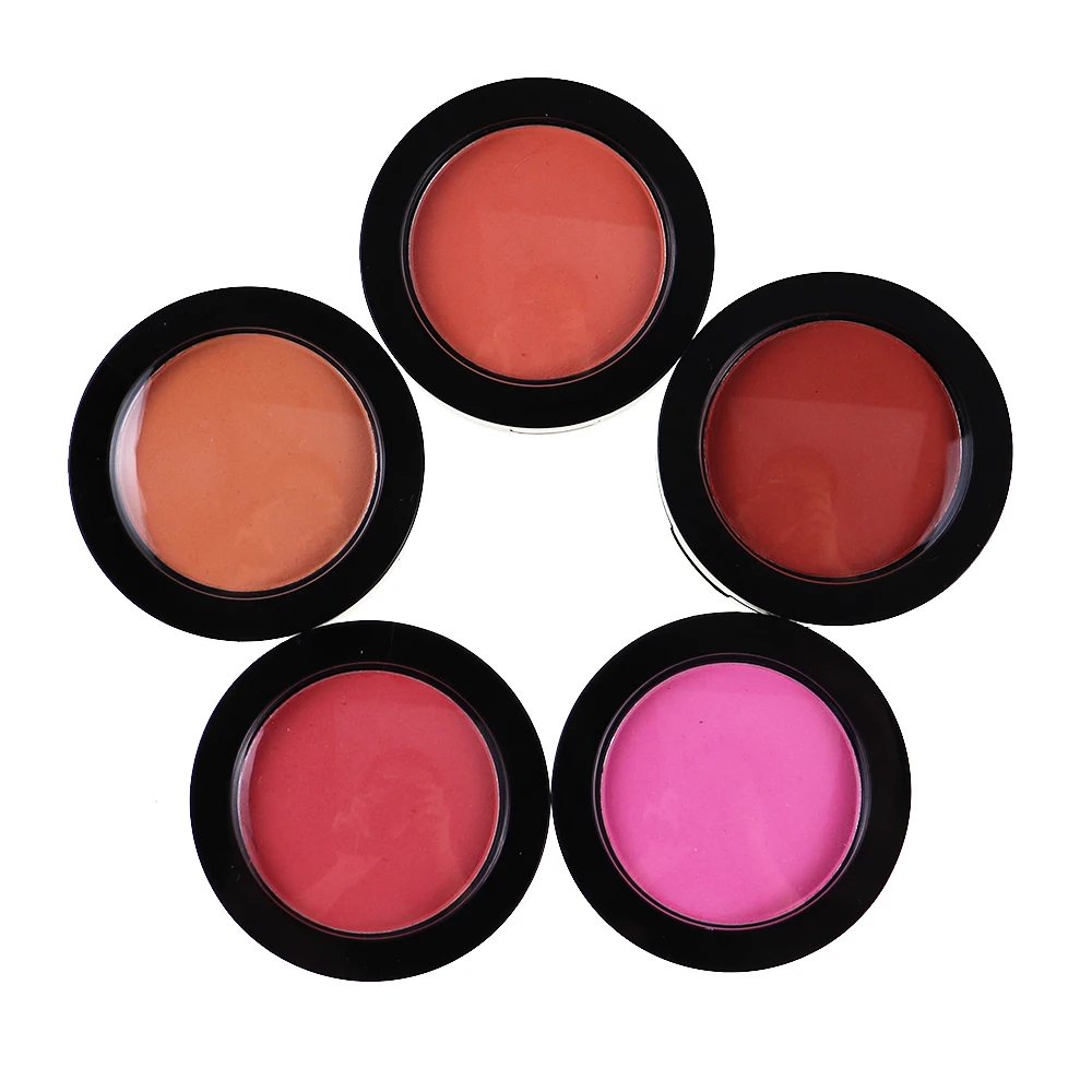 New Private Label Blusher Makeup Blusher 5 Color Eye Shadow and Blush With Customized Logo