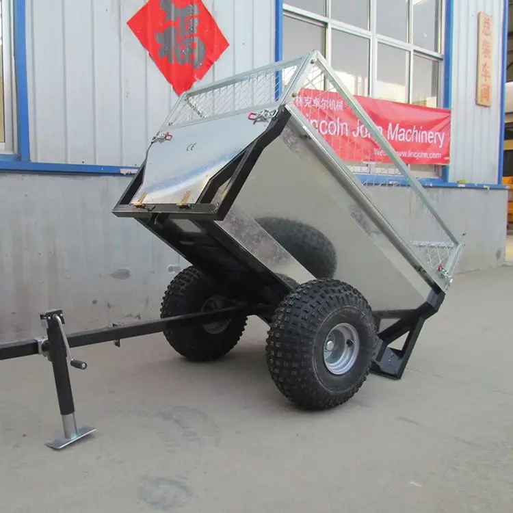 Best Selling Tipping Farm Cart Utilityforestry Avt Log Trailer Atv Timber trailer parts With Crane