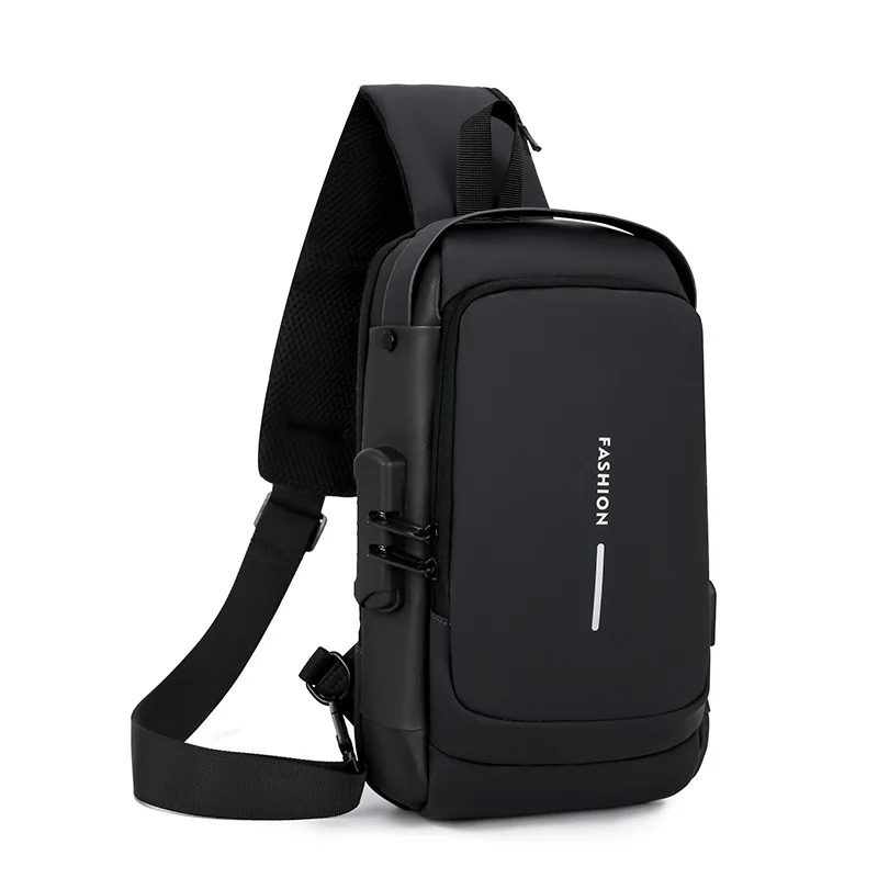 Japan Style PU Designer Tactical Shoulder Messenger Chest Bags Crossbody Sling Bag for Men