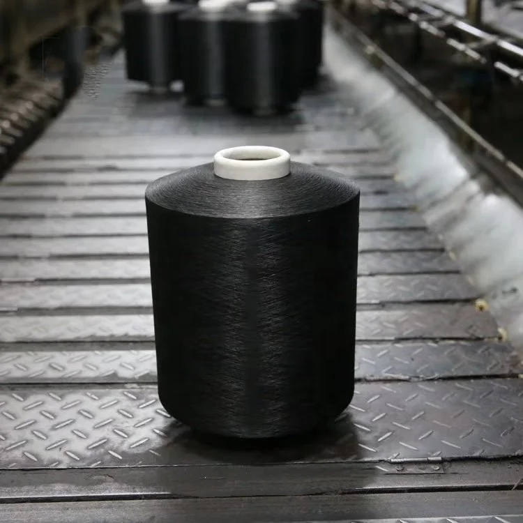 Weavinh Factory Price Soft Touch 75D / 36F with 20D Polyester Spandex Knitting air Covered