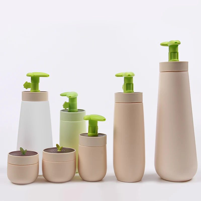 Unique Design Wholesale HDPE 350ml Baby set Shampoo shower gel lotion pump bottle body scrub