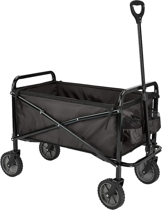 The 900D Oxford Fabric tear proof front wheel can rotate 360 degrees outdoor camping park cart