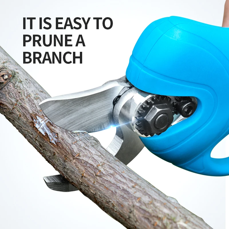 New 25mm 16.8V battery powered garden pruning Electric Pruner for garden with Two Lithium Battery