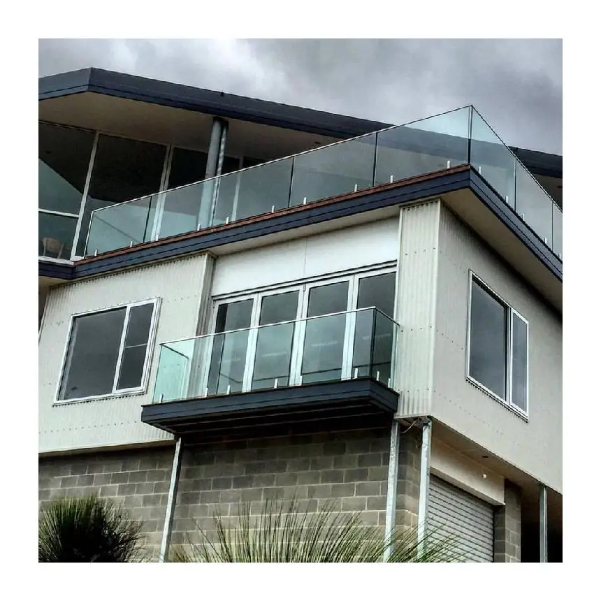 New Design Glass Spigot Railings for Balcony Swimming Pool Fence