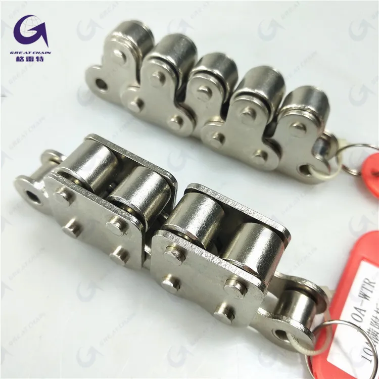  Конвейерная цепь с верхним стальным роликом 40-WTR 60-WTR 80-WTR